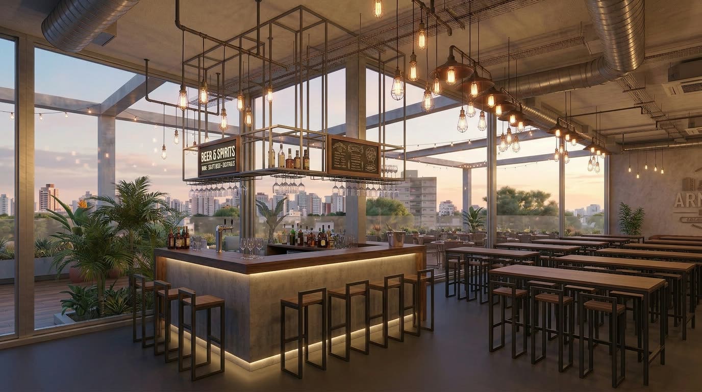 Rooftop · bar de coquetelaria autoral